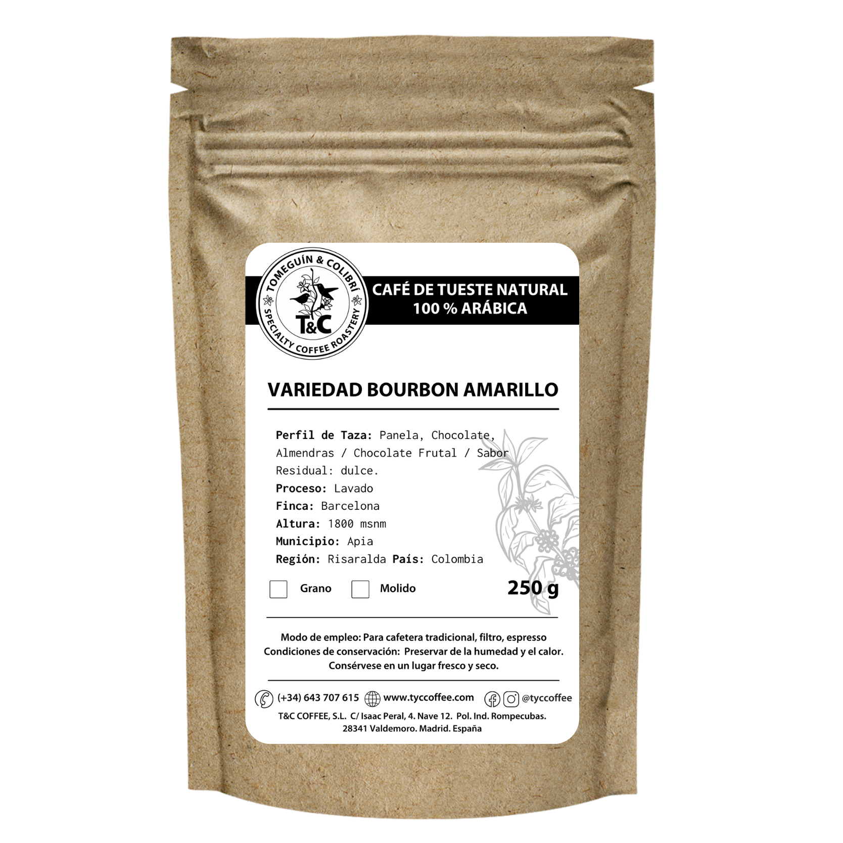 Bourbon Amarillo Lavado