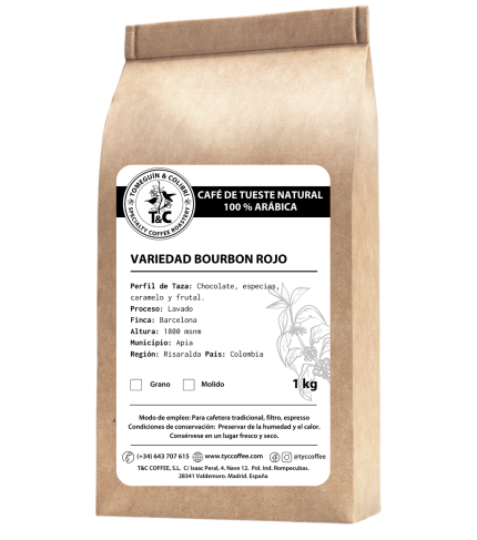 Bourbon rojo lavado 1 kg