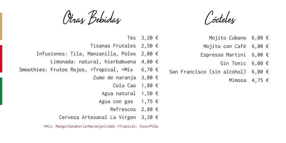 Otras bebidas Escritorio